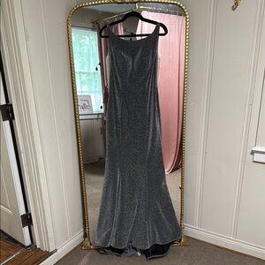 Silver Formal Dress, NWT